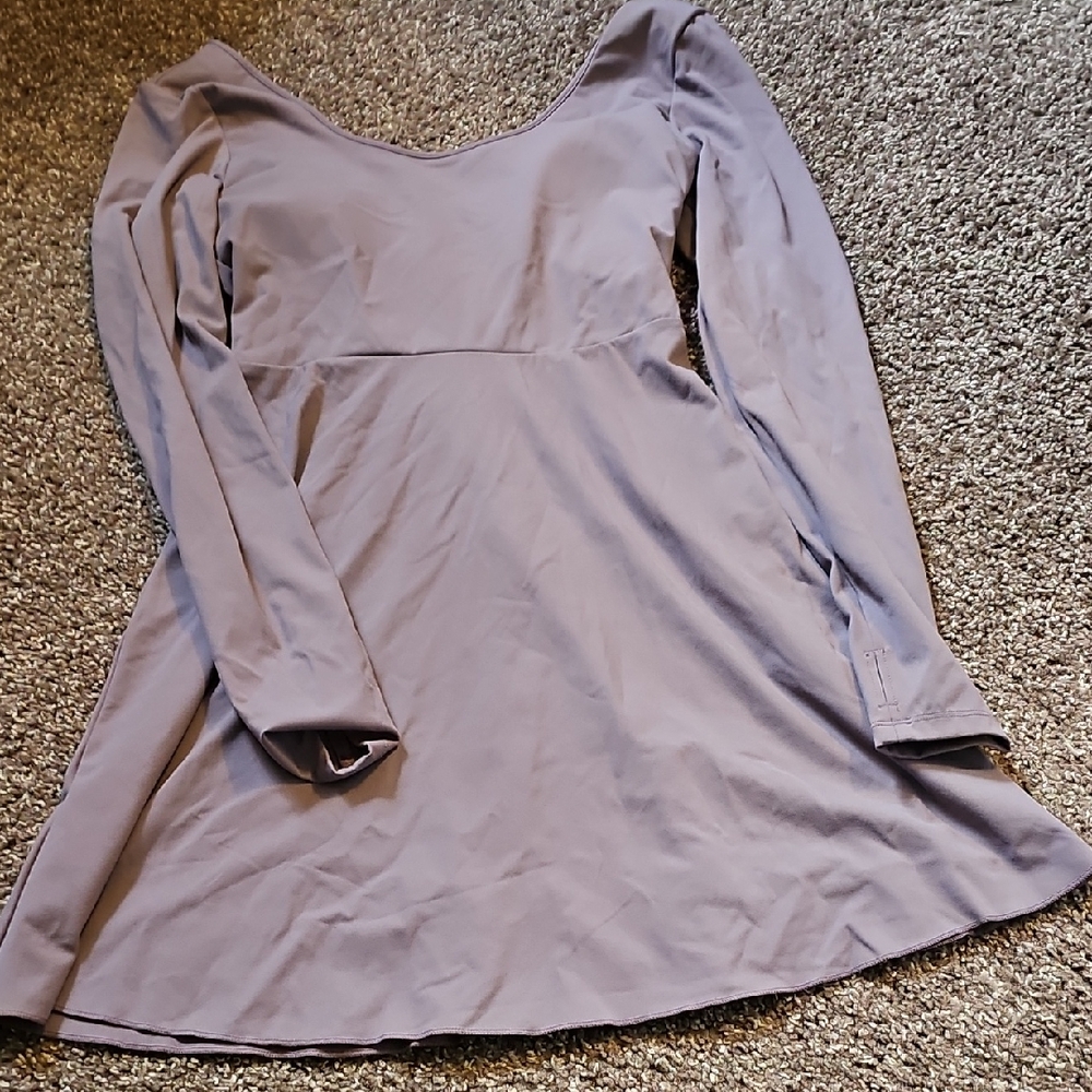 Halara Lavender Dress Long Sleeve Sz M